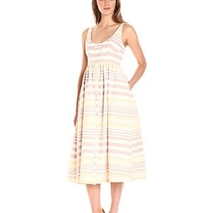 Mara Hoffman Button Front Midi Dress